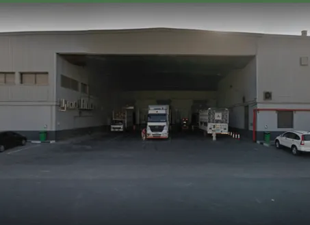 Loading bay of the BID factory in Al Quoz, Dubai